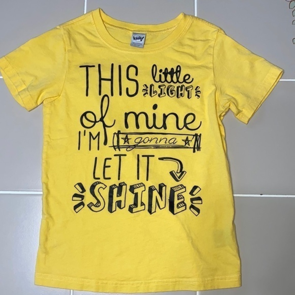Kavio! This Little Light of Mine Short Sleeve T-shirt Kids Small